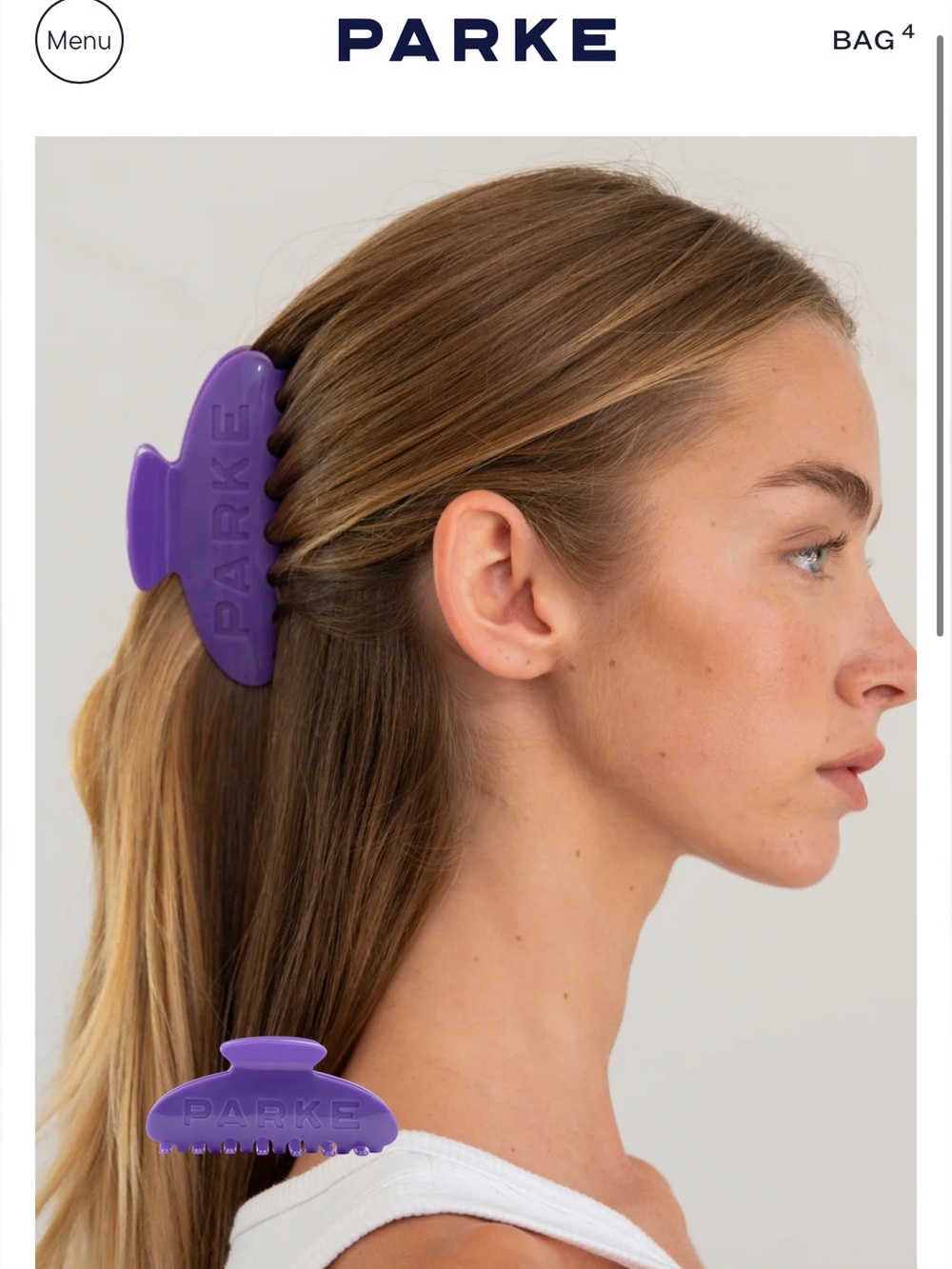 PARKE claw clip back to school drop